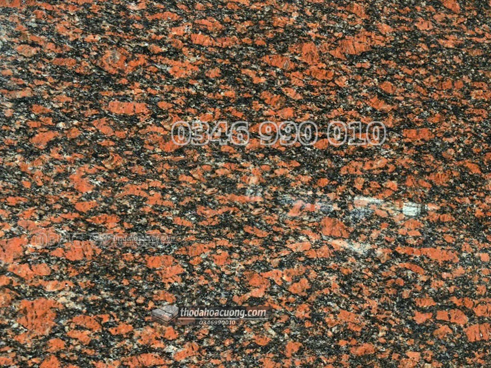 SP019-GR-DO-main Đá Granite Đỏ Hạt Đào Màu Đỏ