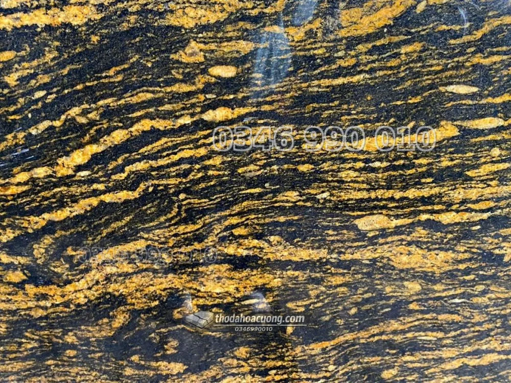 SP093-GR-DE-main Đá Granite Đen Vân Vàng Màu Đen