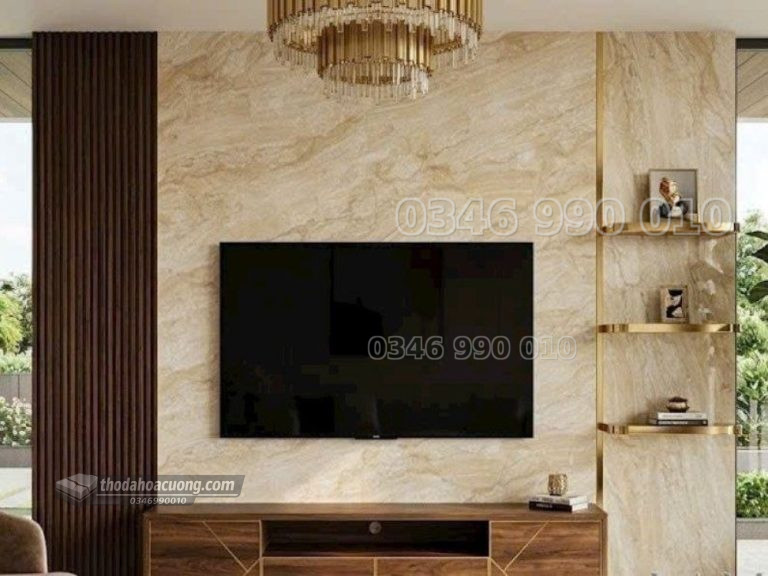 Ốp tường Đá Nung Kết Daina Beige cao cấp
