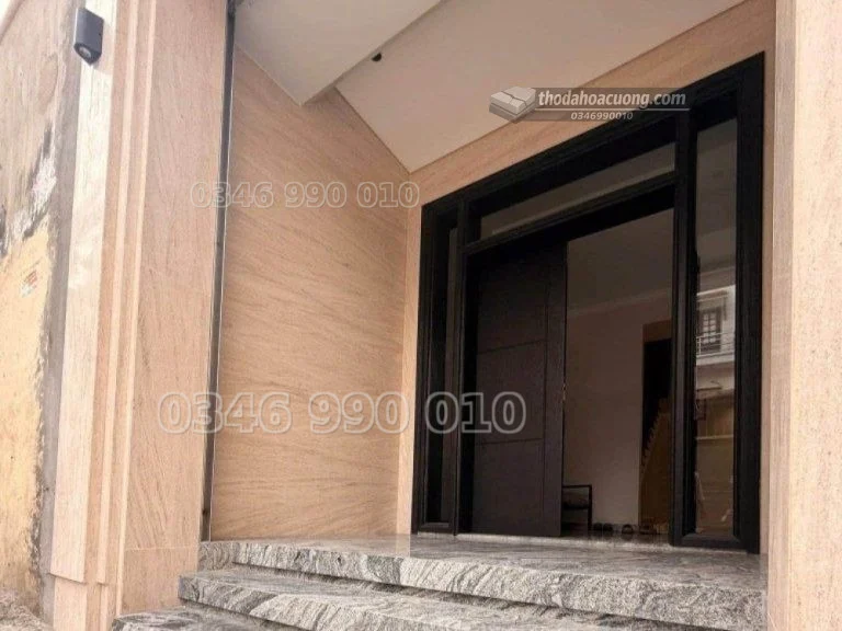 Mặt Tiền Đá Marble Moca Cream cao cấp