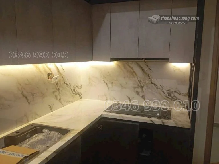 Bếp Đá Nung Kết Khổ Nhỏ Macchia cao cấp